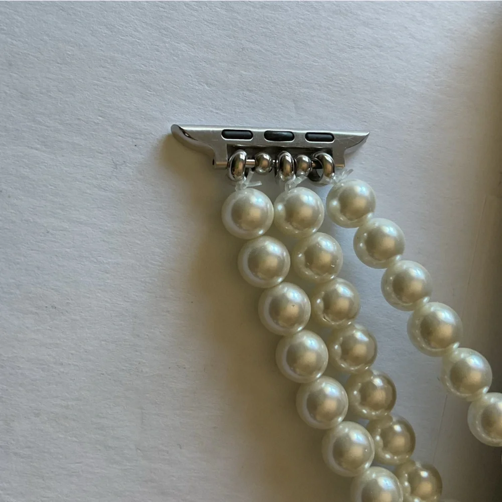 POSH TECH ARIEL FAUX PEARL APPLE WATCH BAND NWT